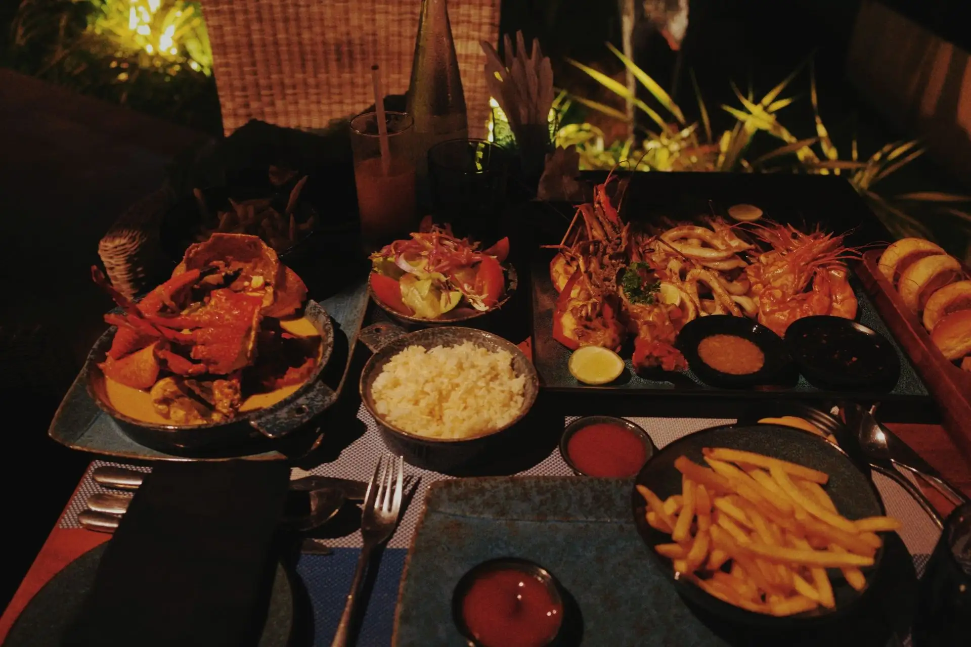 Ужин в Crab Shack